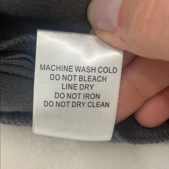 Grey Moto Jacket with Front Zipper Structured Shoulders and Lapel Collars Size S - Picture 10 of 13